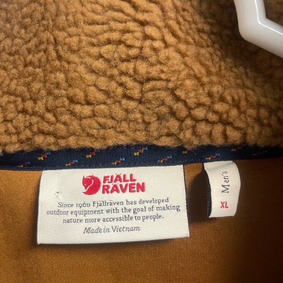Fjallraven Brown and Navy Fleece Jacket - Picture 3 of 7
